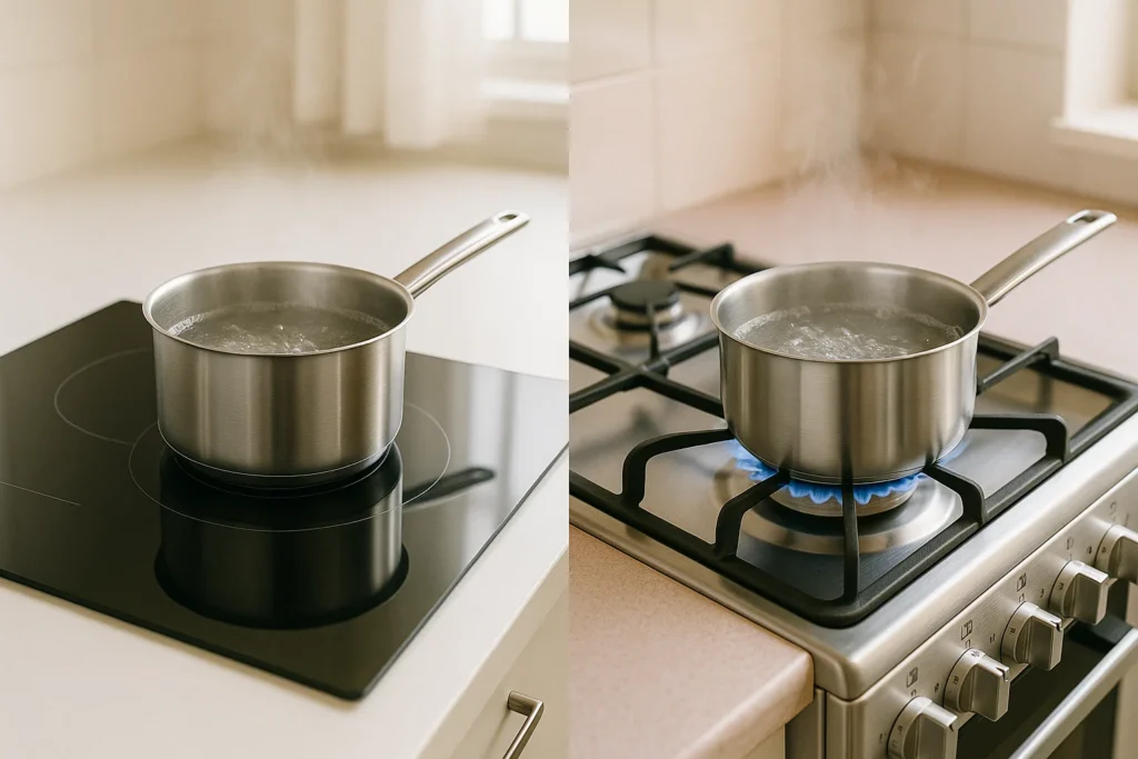 koken op gas of inductie