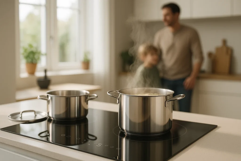 overstappen gas inductie